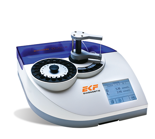 Laboratory glucose and lactate analyzer