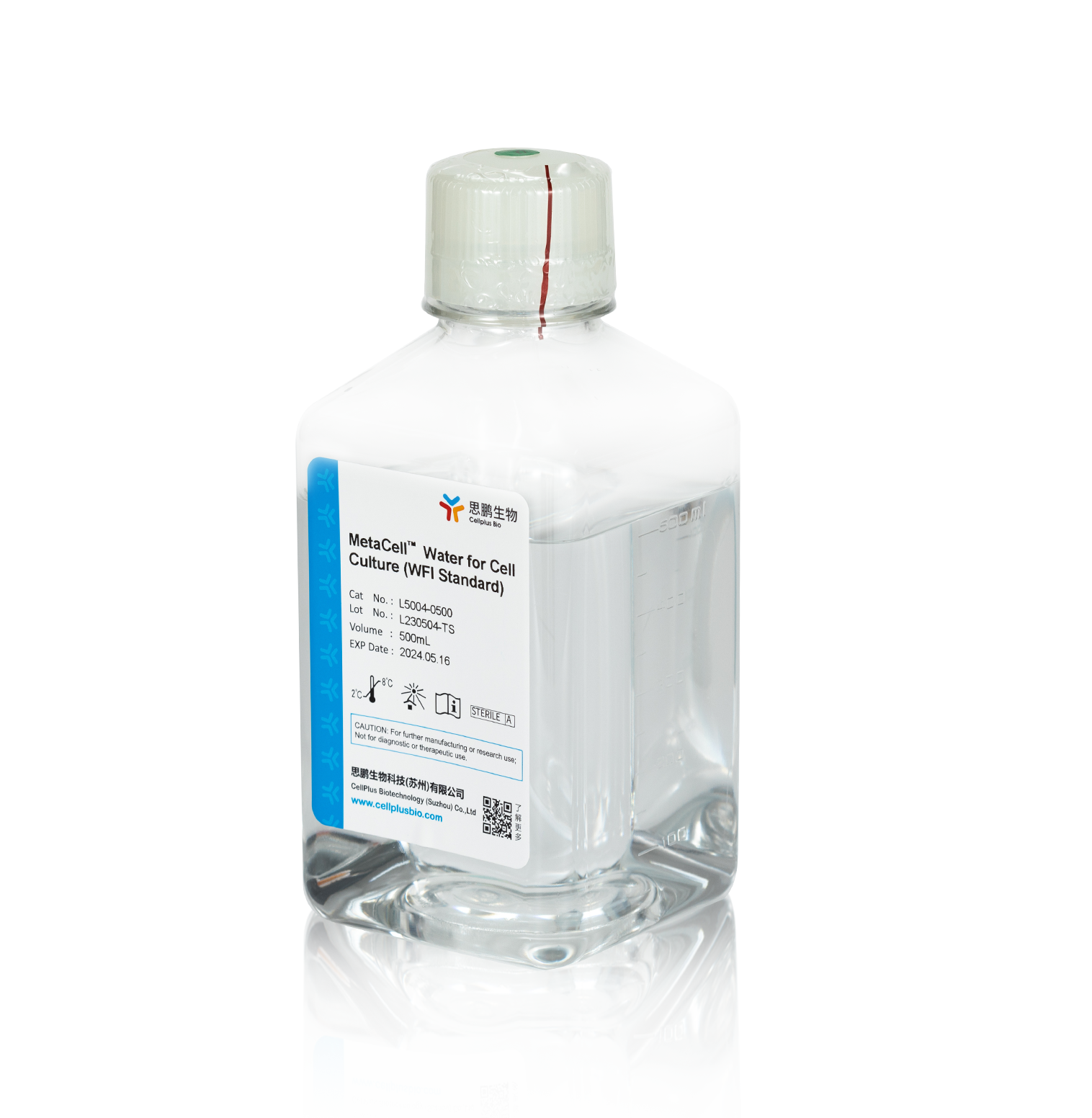 MetaCell<sup>®</sup>Water for Cell Culture (WFI Standard)